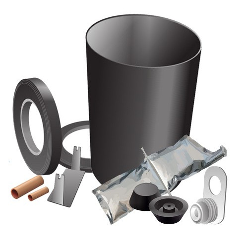 Комплект изоляции стыков в полиэтиленовой оболочке КЗС(т) 57х125х500 мм ГОСТ 30732-2020