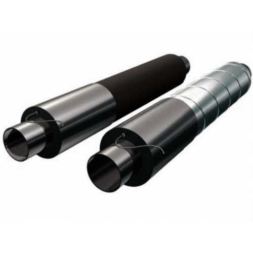 Концевой элемент трубопроводов ППУ ОЦ с закольцовкой проводников тип 2 Ст3сп 26,8х3,2х48,55х2200 мм ГОСТ 3262-75