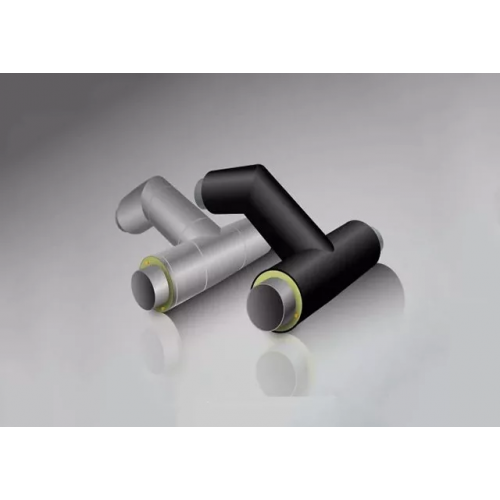 Тройниковое ответвление стальное ППУ ОЦ с МЗИ тип 2 Ст20 45х3,5х32х3х1200х730 мм ГОСТ 8732-78