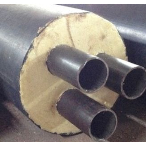 Труба в ППУ изоляции Твин в полиэтиленовой оболочке Ст10 108х4,0х315х4,9х50 мм ГОСТ 10704-91