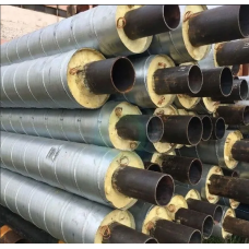 Труба в ППУ изоляции стальная в полиэтиленовой оболочке тип 2 Ст10 Ду57 57х3,5х140х3х38,5 мм ГОСТ 10705-80