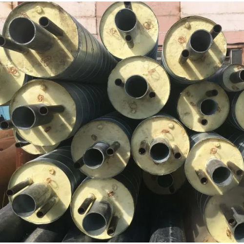 Труба в ППУ изоляции со спутником в полиэтиленовой оболочке тип 1 09Г2С Ду32 108х4,5 мм ГОСТ 10704-91